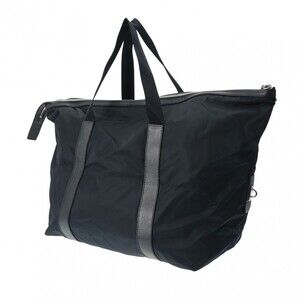 Prada Navy Bag Nylon Blue Boston